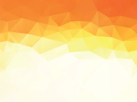 Abstract orange polygon background Stock Illustration