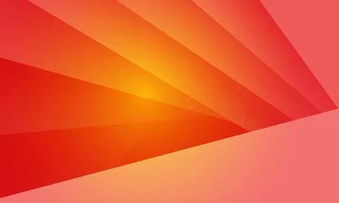 Abstract orange polygon triangles shape pattern background Stockillustratie