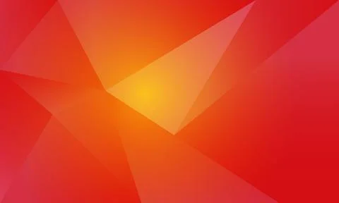 Abstract orange polygon triangles shape pattern background Illustrazione stock