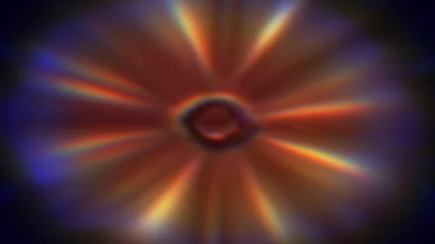 Abstract Orange Prism Burst Background With Radiant Hexagon Core Stock Footage 332298420