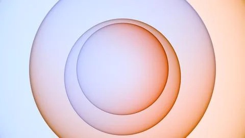 Abstract Orange Purple Graphic Gradient Circle Ring Banner Background Stock Illustration