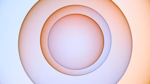Abstract Orange Purple Graphic Gradient Circle Ring Banner Background Stock Illustration