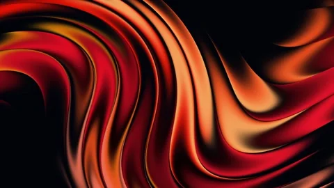 Abstract Orange Red Flame Waves Background Loop 4K Stock-Footage 344108006
