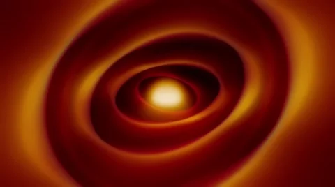 Abstract orange rotating background Stock Footage 54098615