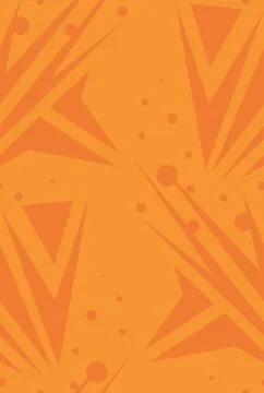 Abstract Orange Seamless Arrows Background Stock Illustration
