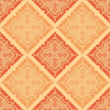 Abstract orange seamless pattern Stock Illustration