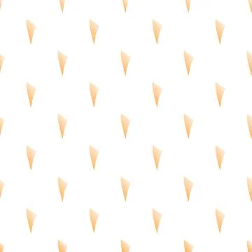 Abstract orange shapes on white background pattern 스톡 일러스트