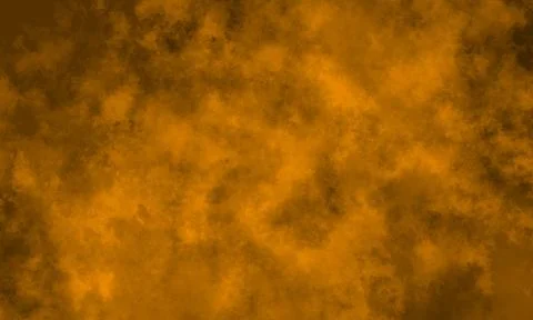 Abstract Orange Smoke Cloud Texture Background With Dark Artistic Effect Stock Photos