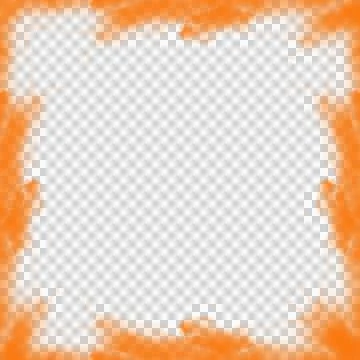 Abstract Orange Smoke Frame Stock Photos