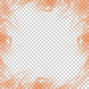 Abstract Orange Smoke Frame Stock Photos