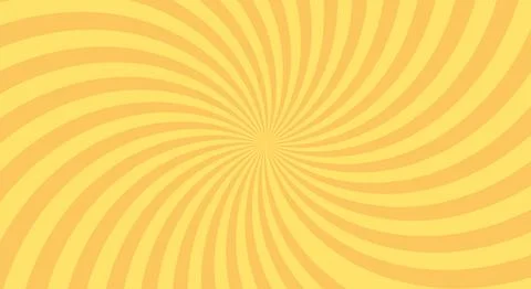 Abstract orange spiral background Stock Illustration