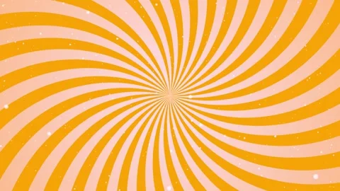 Abstract orange spiral dots background animation Stock Footage 321478418