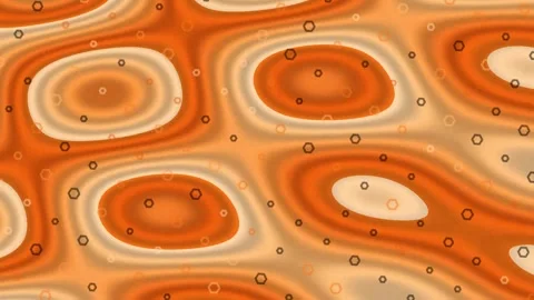 Abstract Orange Swirl Patterns with Subtle Dots in a Dreamlike Texture Stock Footage 328299066