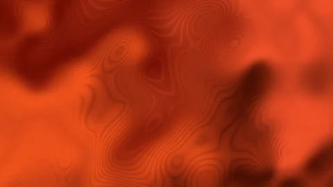 Abstract Orange Topographic Wave Gradient Motion Background Loop Stock Footage 340932975