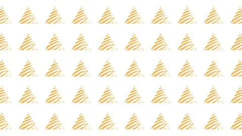 Abstract orange triangle pattern on white background, minimalist geometric .. Ilustración de archivo