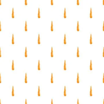 Abstract orange vertical shapes repeating pattern texture Illustrazione stock
