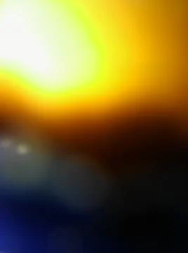 Abstract orange wallpaper with different elements in blurry effect with light Foto stock