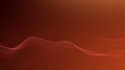 Abstract orange wave background, clean simple soft blurred motion design, g.. Video stock 333550309