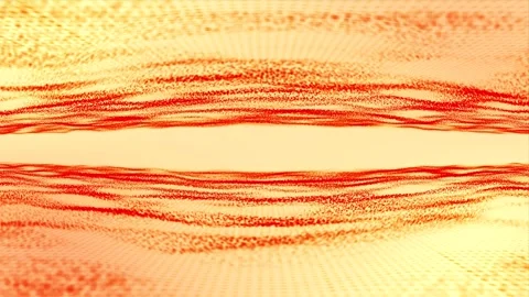 Abstract Orange Wave Background Stock Footage 289110051