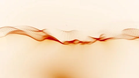 Abstract Orange Wave Background Video stock 289110499