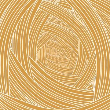 Abstract Orange Wave Background Stock Illustration