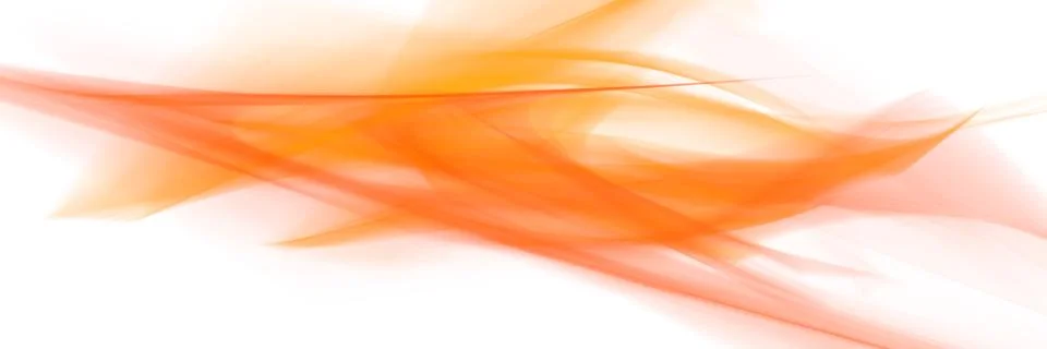 Abstract orange wave illustration with dynamic flowing lines and copy space 库存插图