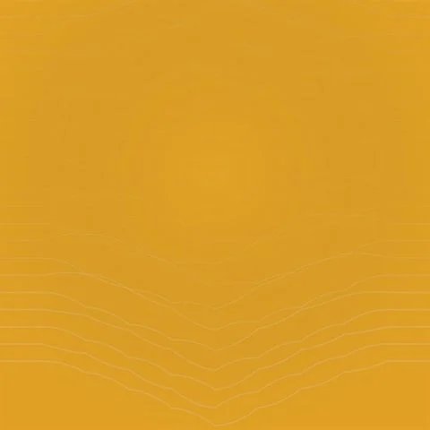 Abstract Orange Wave Lines Background - Flowing Sound Waves, Data Flow, Tec.. Stock Footage 347811296