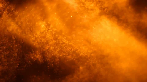 Abstract Orange Wave Particles Background Stock Footage 152711403