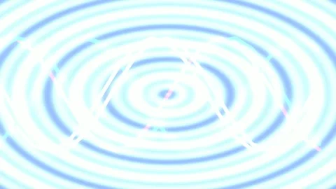 Abstract orange wave ripples: Vibrant liquid circle background loop Stock Footage 336264067