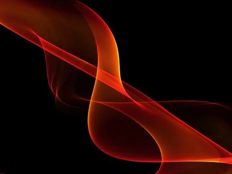 Abstract Orange Waves Background Illustrazione stock