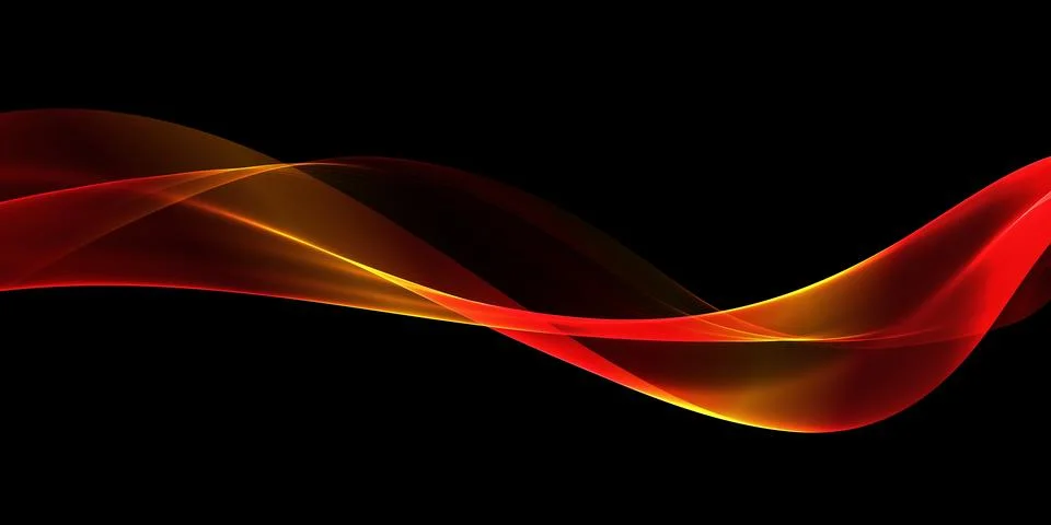 Abstract orange waves background. Template design イラスト素材