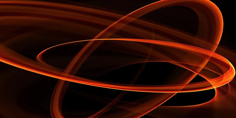 Abstract orange waves background. Template design Stock Illustration
