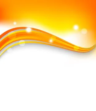 Abstract orange wavy background Illustrazione stock