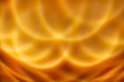 Abstract orange wavy ligt pattern or background Foto stock