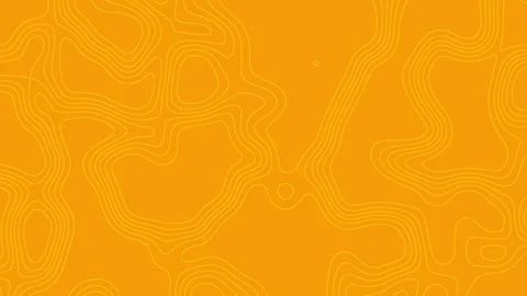 Abstract Orange Wavy Lines Background Stock Footage 290820133