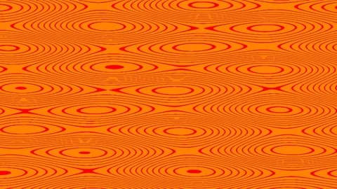 Abstract orange wavy pattern background for hypnotic motion graphics design Stock Footage 340379116