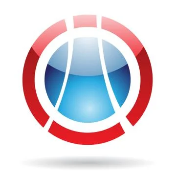 Abstract orbit logo icon Stock Illustration