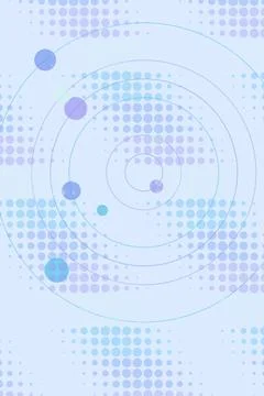 Abstract Orbiting Circles Pattern Stock Photos