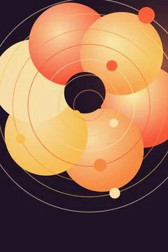 Abstract Orbiting Spheres Stock Photos