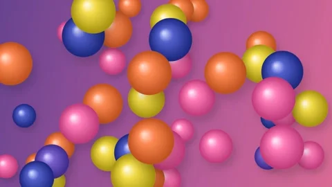 Abstract Orbs of Soft Dimension Seamless motion Loop Stock Footage 341721459