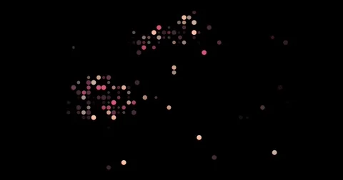 Abstract Orbs Visualizing the Fiji Map Loop Stock Footage 320801656
