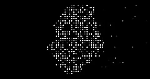 Abstract Orbs Visualizing the Niue Map Loopable Clip Stock Footage 321001590