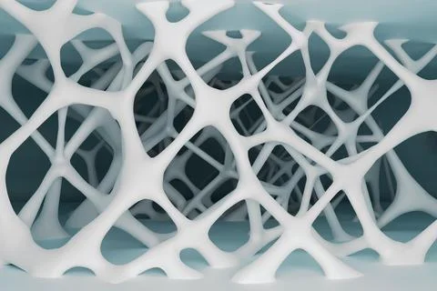 Abstract organic 3d structure Illustrazione stock