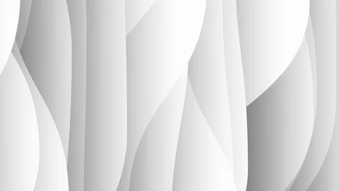 Abstract organic background of moving cloudy shapes, black and white, high key Stock Footage 114070615