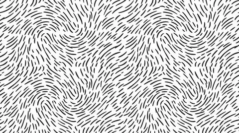 Abstract organic brush stroke pattern in black for bold modern fabric desig.. Stock Illustration