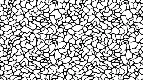 Abstract organic cells pattern black and white backdrop. 스톡 일러스트