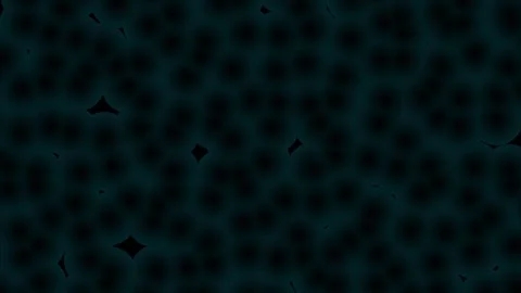 Abstract organic cells pulsing with dark blue light in a seamless dark cine.. Stock Footage 340939733