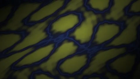 Abstract Organic Cellular Pattern Moving in Dark Green and Purple Tones. Stock Footage 340524595