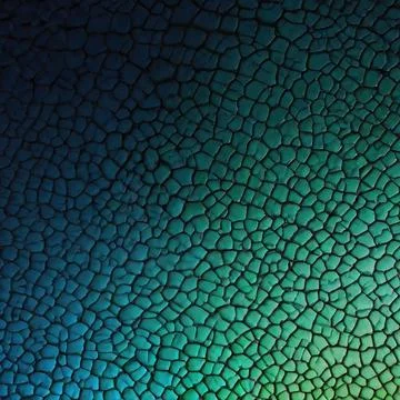 Abstract Organic Cellular Texture Background with Blue to Green Gradient 库存插图