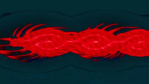 Abstract Organic Effect Background Digital Rendering 스톡 동영상 153749582